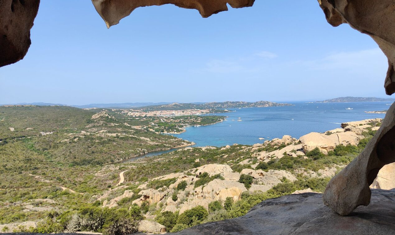 view over coast line Sardinia